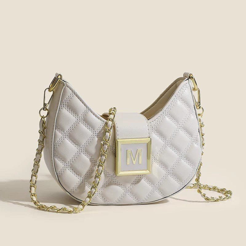 Rhombus Texture Chain Shoulder Bag - High - End Fashion Crossbody by LUXE AHMAR – Available at LUXE AHMAR