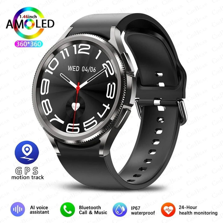 Samsung Galaxy Watch6 Classic Smartwatch - Bluetooth Calling, GPS Sports, Health Monitoring, Waterproof - 2025 New by Luxe Ahmar – Available at LUXE AHMAR