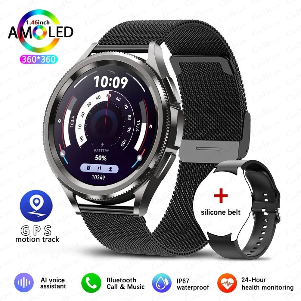 Samsung Galaxy Watch6 Classic Smartwatch - Bluetooth Calling, GPS Sports, Health Monitoring, Waterproof - 2025 New by Luxe Ahmar – Available at LUXE AHMAR