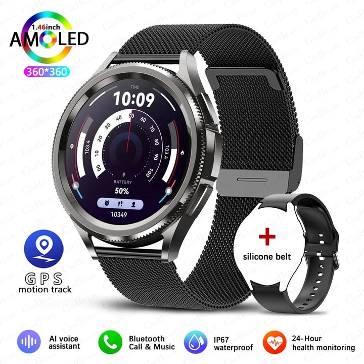 Samsung Galaxy Watch6 Classic Smartwatch - Bluetooth Calling, GPS Sports, Health Monitoring, Waterproof - 2025 New by Luxe Ahmar – Available at LUXE AHMAR