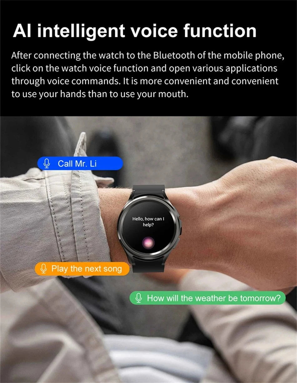 Samsung Galaxy Watch6 Classic Smartwatch - Bluetooth Calling, GPS Sports, Health Monitoring, Waterproof - 2025 New by Luxe Ahmar – Available at LUXE AHMAR