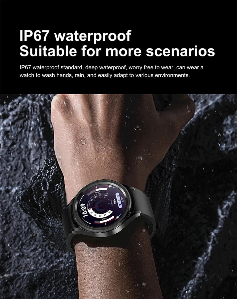 Samsung Galaxy Watch6 Classic Smartwatch - Bluetooth Calling, GPS Sports, Health Monitoring, Waterproof - 2025 New by Luxe Ahmar – Available at LUXE AHMAR