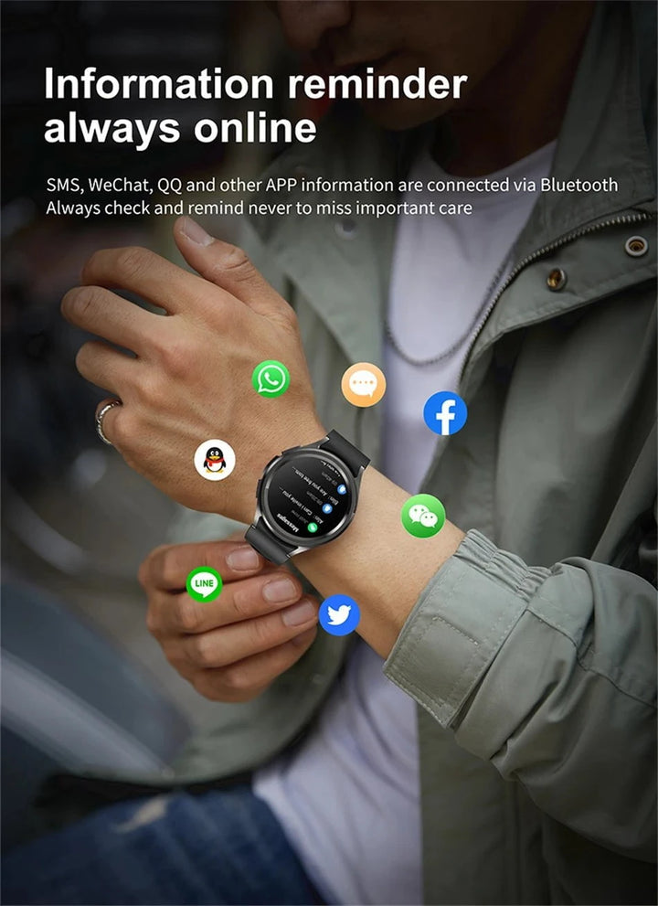 Samsung Galaxy Watch6 Classic Smartwatch - Bluetooth Calling, GPS Sports, Health Monitoring, Waterproof - 2025 New by Luxe Ahmar – Available at LUXE AHMAR