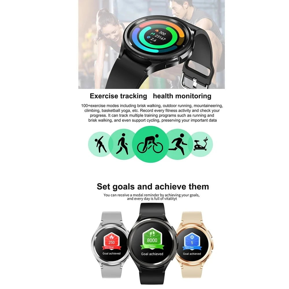 Samsung Galaxy Watch6 Classic Smartwatch - Bluetooth Calling, GPS Sports, Health Monitoring, Waterproof - 2025 New by Luxe Ahmar – Available at LUXE AHMAR