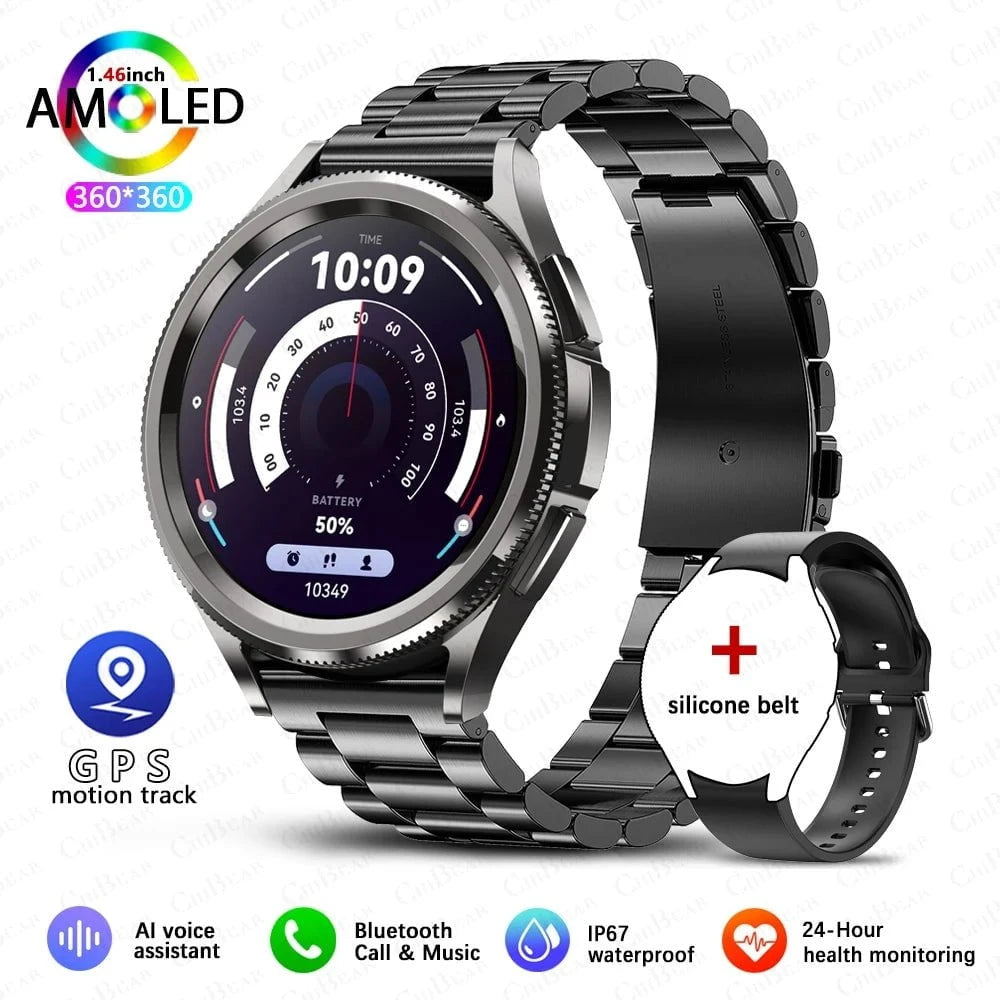 Samsung Galaxy Watch6 Classic Smartwatch - Bluetooth Calling, GPS Sports, Health Monitoring, Waterproof - 2025 New by Luxe Ahmar – Available at LUXE AHMAR
