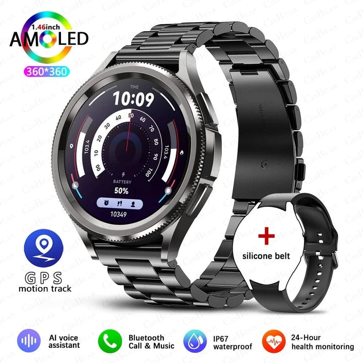 Samsung Galaxy Watch6 Classic Smartwatch - Bluetooth Calling, GPS Sports, Health Monitoring, Waterproof - 2025 New by Luxe Ahmar – Available at LUXE AHMAR