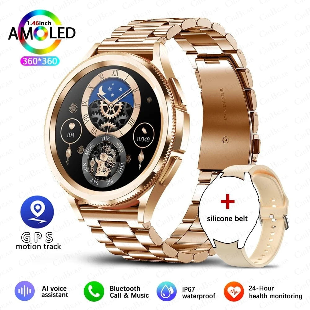 Samsung Galaxy Watch6 Classic Smartwatch - Bluetooth Calling, GPS Sports, Health Monitoring, Waterproof - 2025 New by Luxe Ahmar – Available at LUXE AHMAR