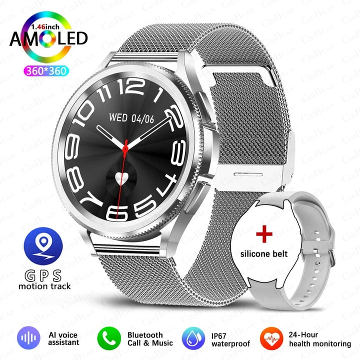 Samsung Galaxy Watch6 Classic Smartwatch - Bluetooth Calling, GPS Sports, Health Monitoring, Waterproof - 2025 New by Luxe Ahmar – Available at LUXE AHMAR
