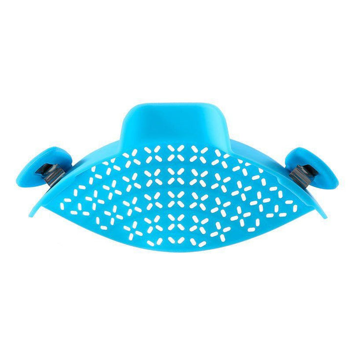 Silicone Pot Side Drain Stopper – Leak - Proof Clip - On Strainer for Kitchen Cooking by LUXE AHMAR – Available at LUXE AHMAR