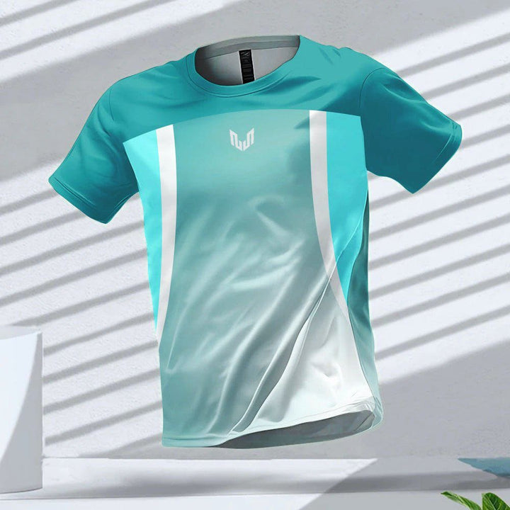 Solid Color Pattern Sports T-shirt by LUXE AHMAR – Available at LUXE AHMAR