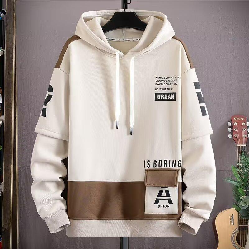 Spring And Autumn Hooded Sweater Fleece - lined Boys And Teenagers Sports Clothing by LUXE AHMAR – Available at LUXE AHMAR