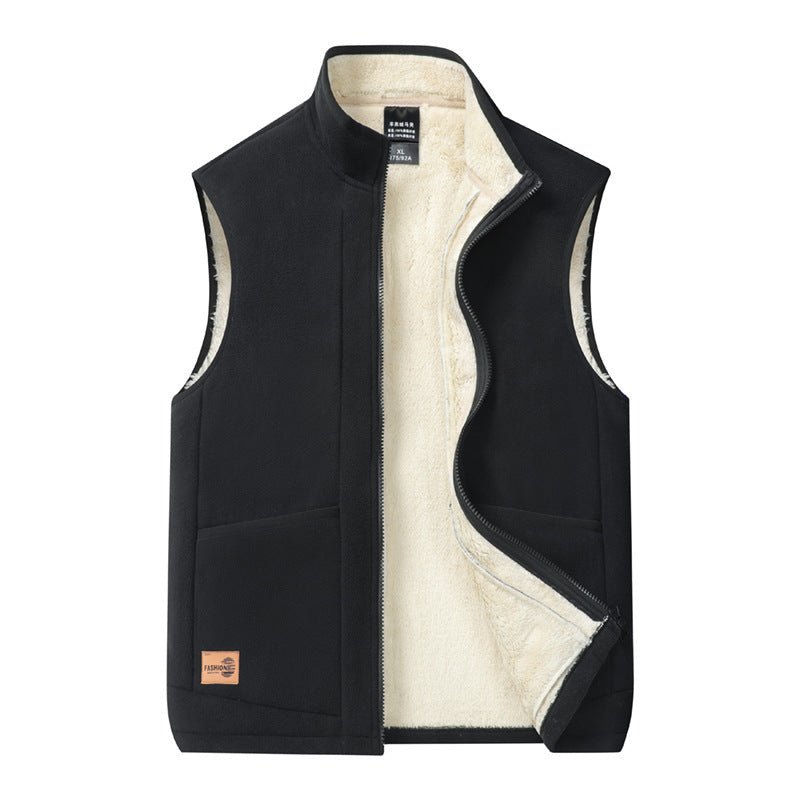 Spring And Autumn Lambswool Vest Men's Thermal Vest by LUXE AHMAR – Available at LUXE AHMAR