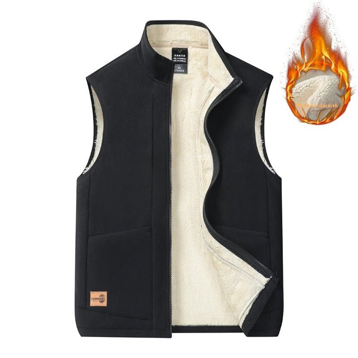 Spring And Autumn Lambswool Vest Men's Thermal Vest by LUXE AHMAR – Available at LUXE AHMAR