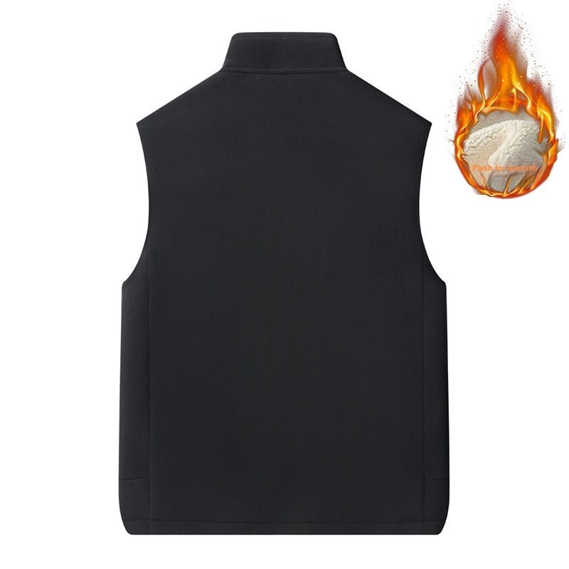 Spring And Autumn Lambswool Vest Men's Thermal Vest by LUXE AHMAR – Available at LUXE AHMAR