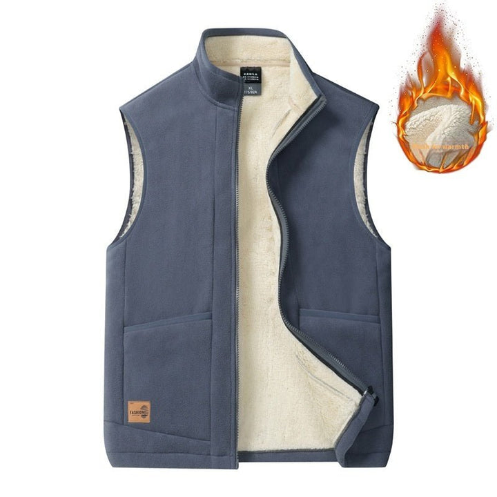 Spring And Autumn Lambswool Vest Men's Thermal Vest by LUXE AHMAR – Available at LUXE AHMAR