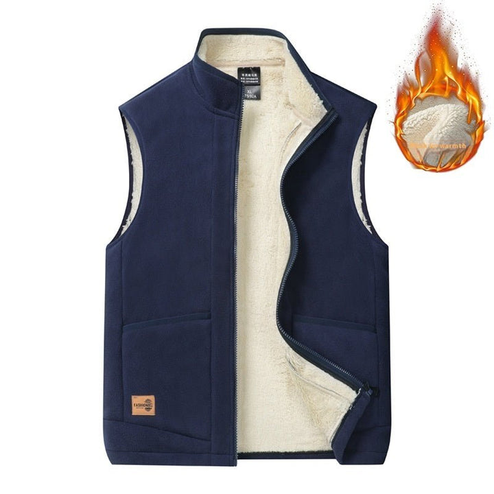 Spring And Autumn Lambswool Vest Men's Thermal Vest by LUXE AHMAR – Available at LUXE AHMAR
