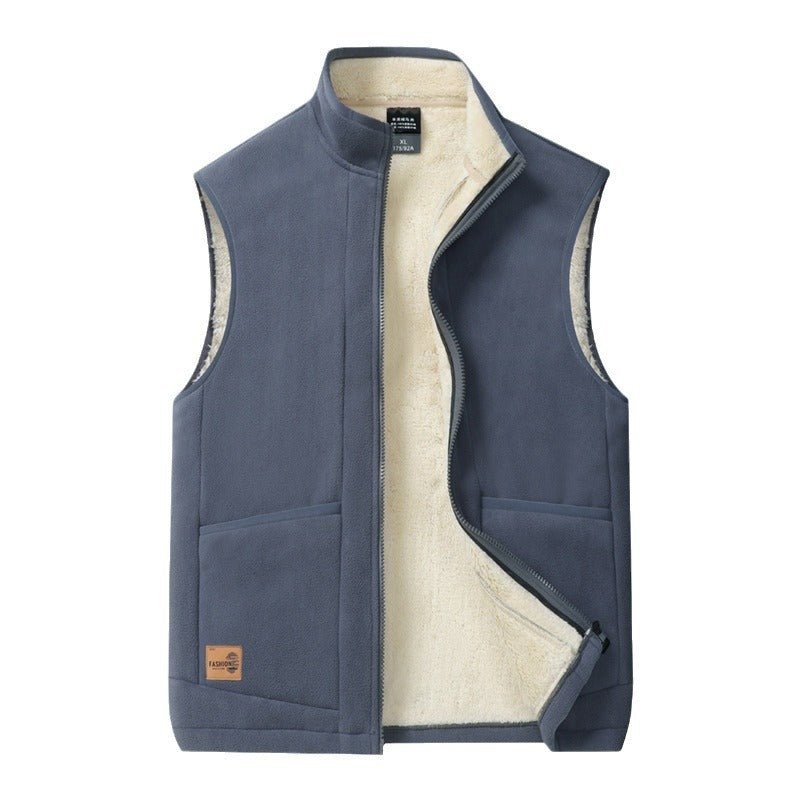 Spring And Autumn Lambswool Vest Men's Thermal Vest by LUXE AHMAR – Available at LUXE AHMAR