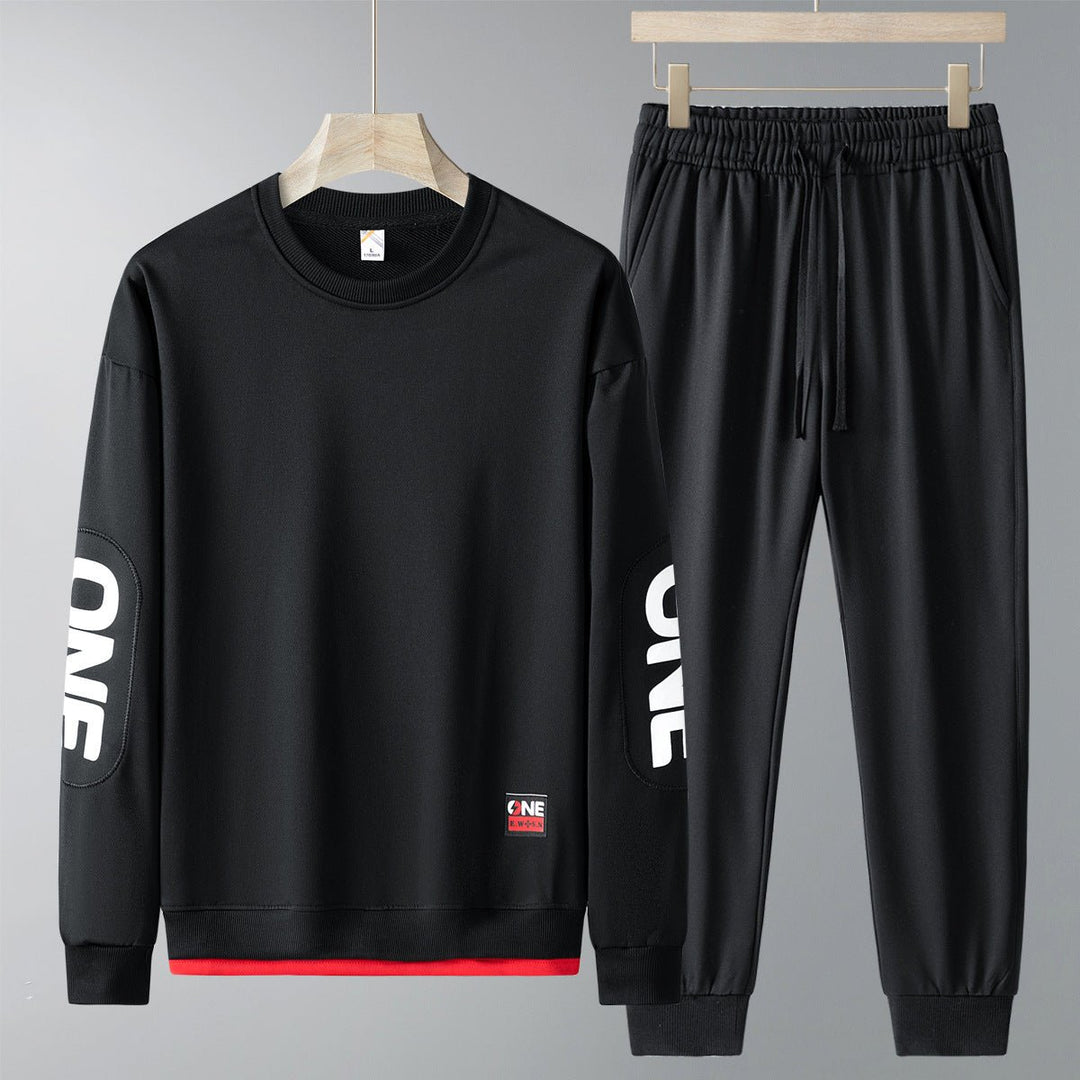 Spring And Autumn New Casual Sweatshirt Trousers Set For Men by LUXE AHMAR – Available at LUXE AHMAR