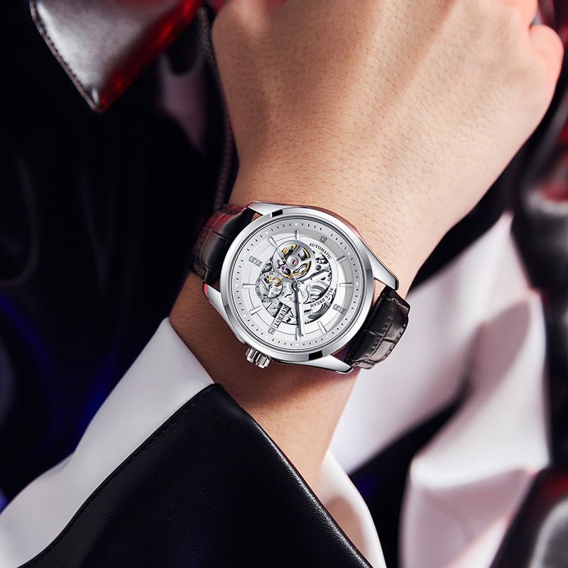 Strong Luminous Automatic Mechanical Waterproof Watch by LUXE AHMAR – Available at LUXE AHMAR