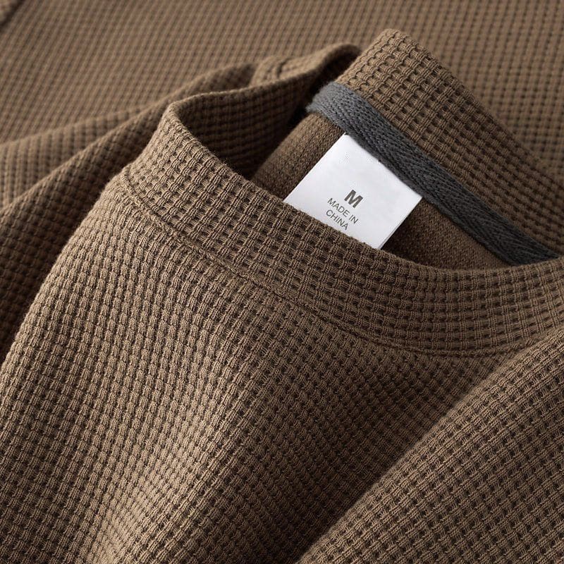 Summer Japanese Round Neck Half Sleeve Top – Loose Casual Solid Color T-Shirt for Men by LUXE AHMAR – Available at LUXE AHMAR