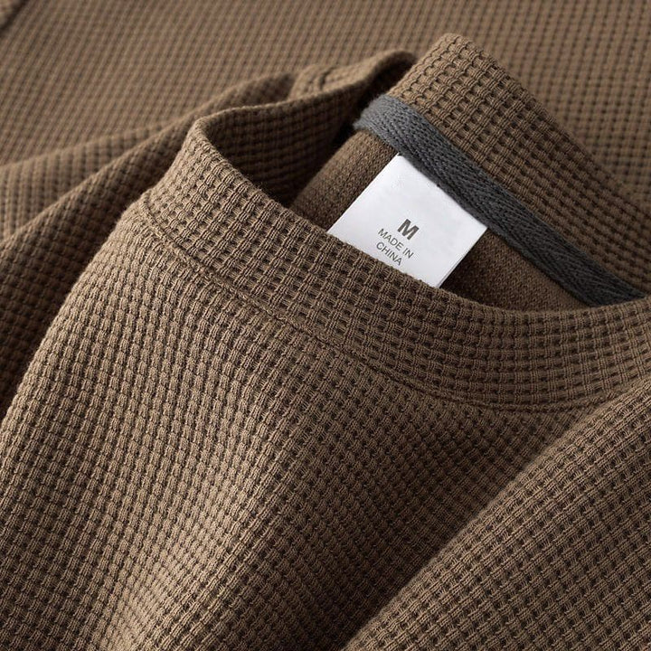 Summer Japanese Round Neck Half Sleeve Top – Loose Casual Solid Color T-Shirt for Men by LUXE AHMAR – Available at LUXE AHMAR