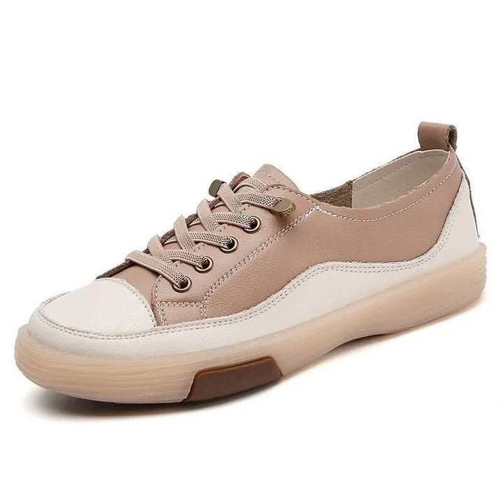Summer Women’s Casual Slip - On Leather Loafers – Breathable Walking Sneakers with Soft Sole by Luxe Ahmar – Available at LUXE AHMAR