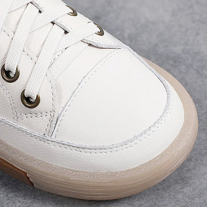 Summer Women’s Casual Slip - On Leather Loafers – Breathable Walking Sneakers with Soft Sole by Luxe Ahmar – Available at LUXE AHMAR