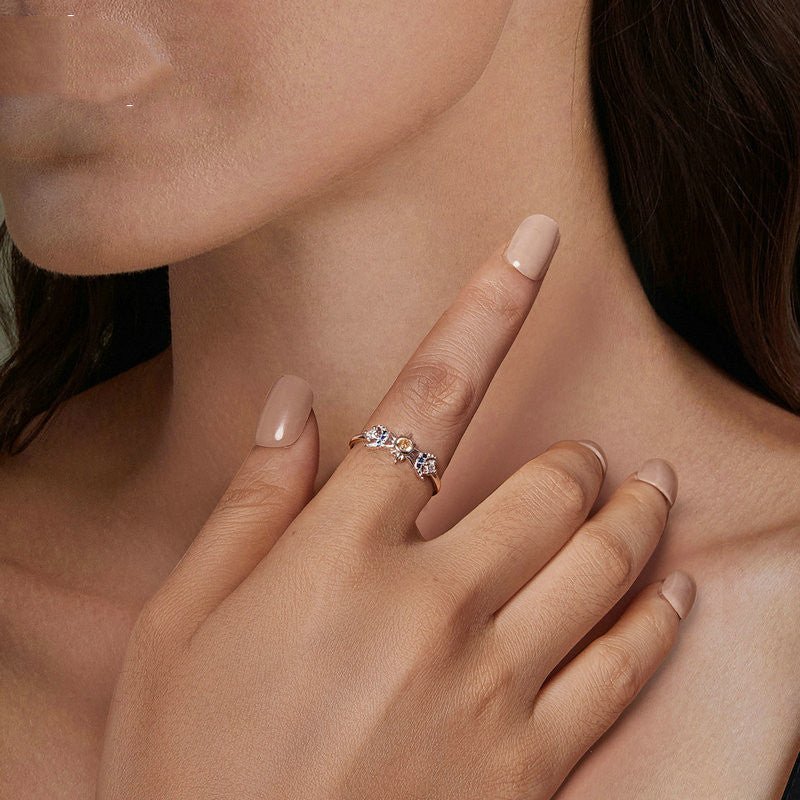 Sun And Moon Ring S925 Sterling Silver by LUXE AHMAR – Available at LUXE AHMAR