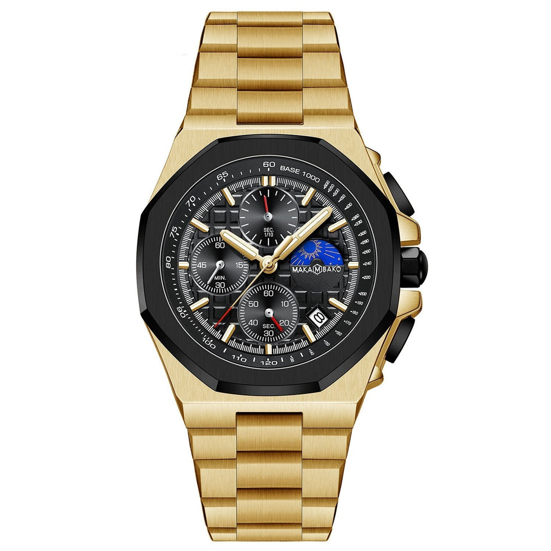 Sun Moon Star Multi - function Waterproof Watch Men by LUXE AHMAR – Available at LUXE AHMAR