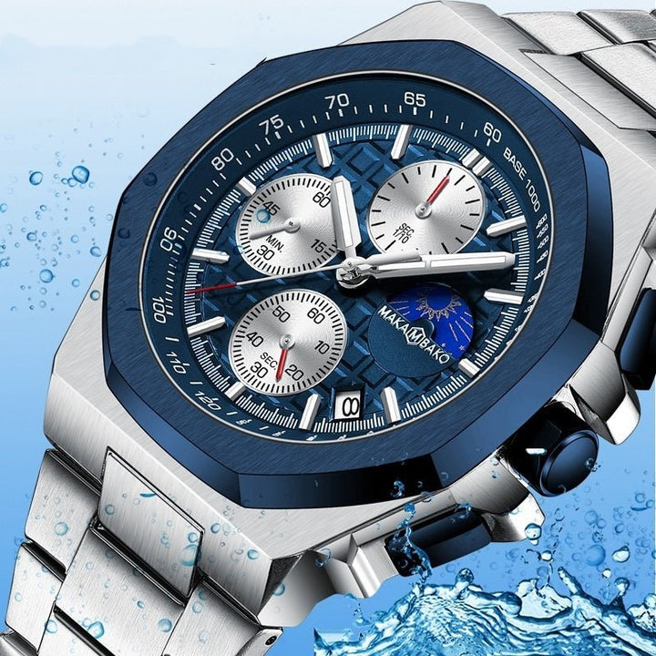 Sun Moon Star Multi - function Waterproof Watch Men by LUXE AHMAR – Available at LUXE AHMAR
