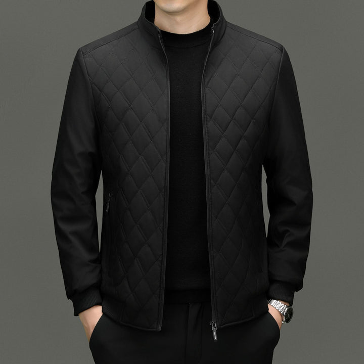Thick Warm Middle - aged Cardigan Men's Cotton - padded Coat by LUXE AHMAR – Available at LUXE AHMAR