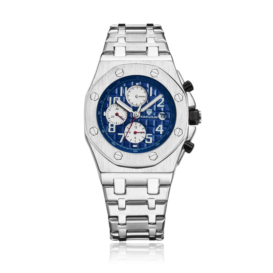 Three - eye Waterproof Multifunctional Automatic Mechanical Watch by LUXE AHMAR – Available at LUXE AHMAR