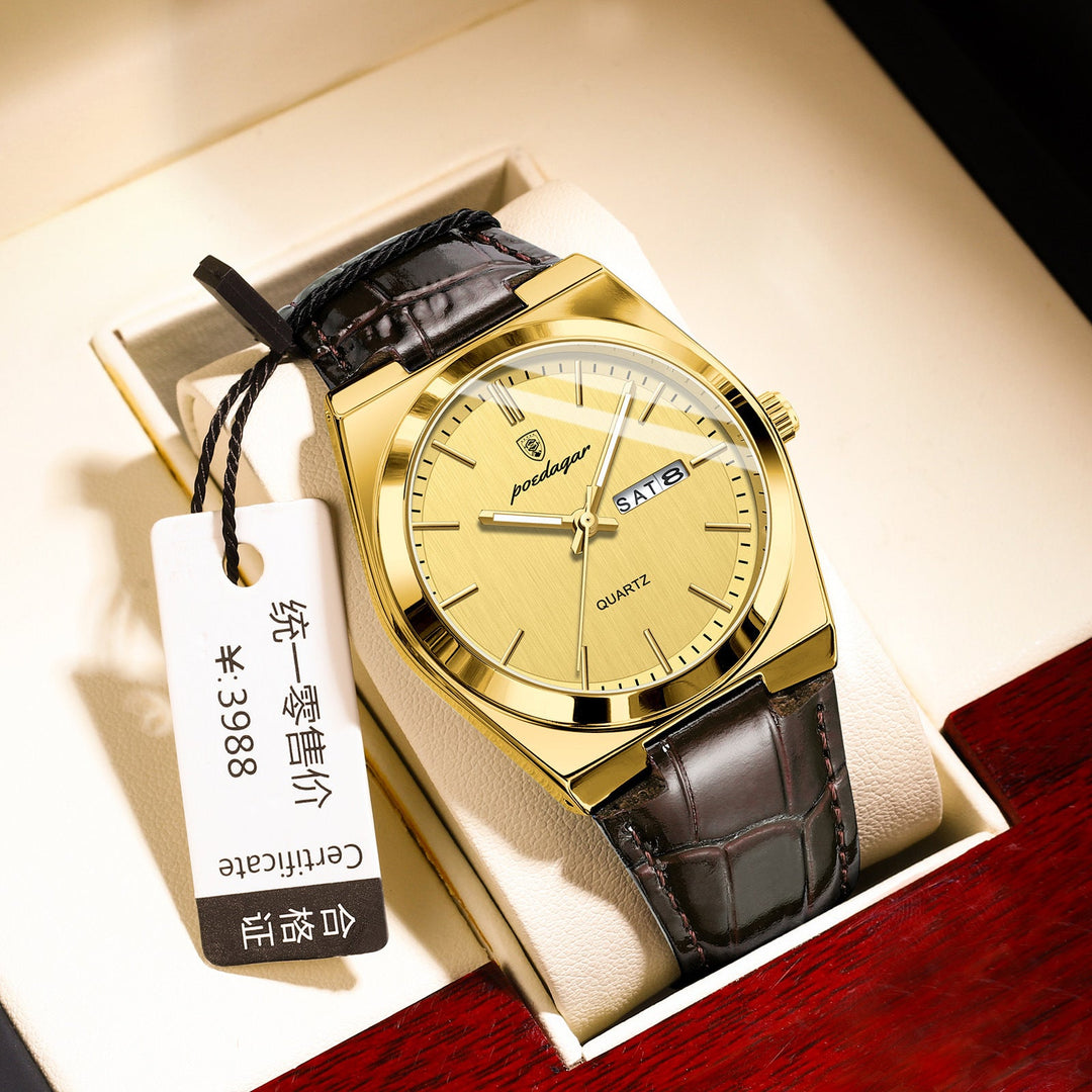 Ultra - thin Men's Watch Waterproof by LUXE AHMAR – Available at LUXE AHMAR