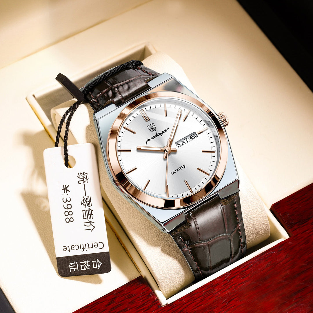 Ultra - thin Men's Watch Waterproof by LUXE AHMAR – Available at LUXE AHMAR