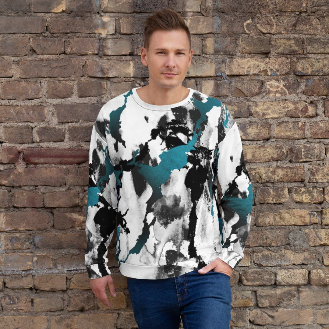 Unisex All - Over Printed Sweatshirt - Luxe Ahmar by LUXE AHMAR – Available at LUXE AHMAR
