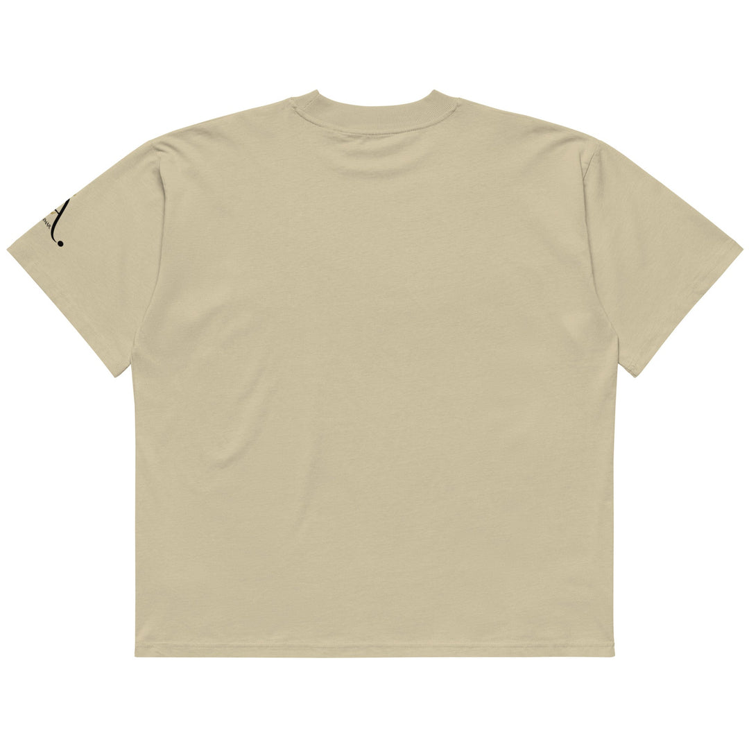 Unisex Organic Oversized High Neck T-Shirt - Luxe Ahmar by LUXE AHMAR – Available at LUXE AHMAR