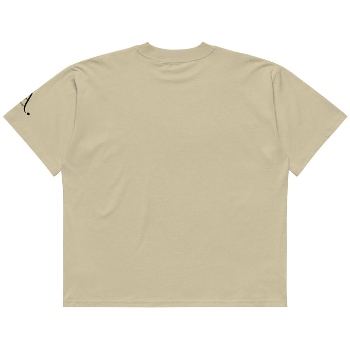 Unisex Organic Oversized High Neck T-Shirt - Luxe Ahmar by LUXE AHMAR – Available at LUXE AHMAR