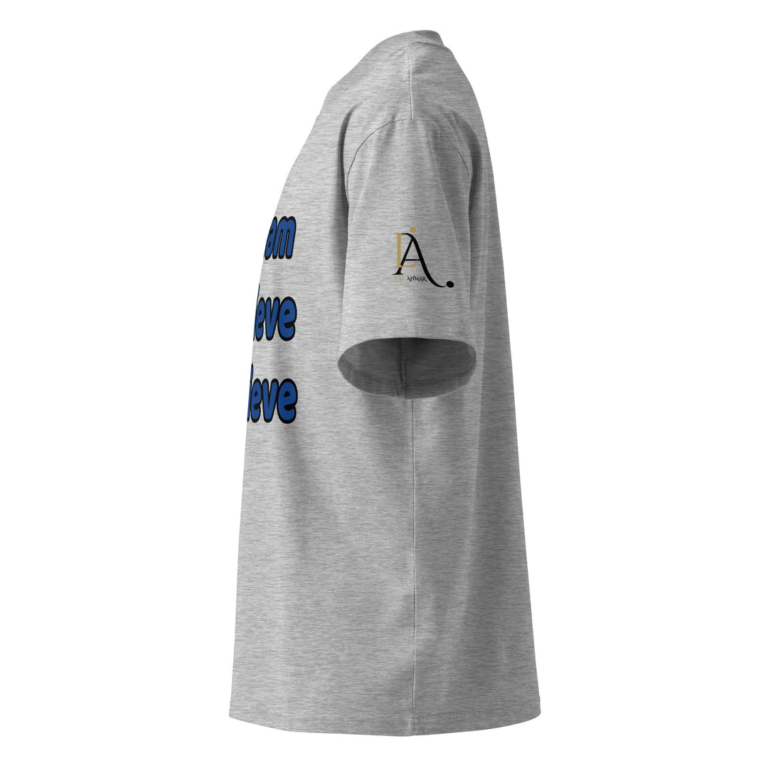 Unisex Organic Oversized High Neck T-Shirt - Luxe Ahmar by LUXE AHMAR – Available at LUXE AHMAR