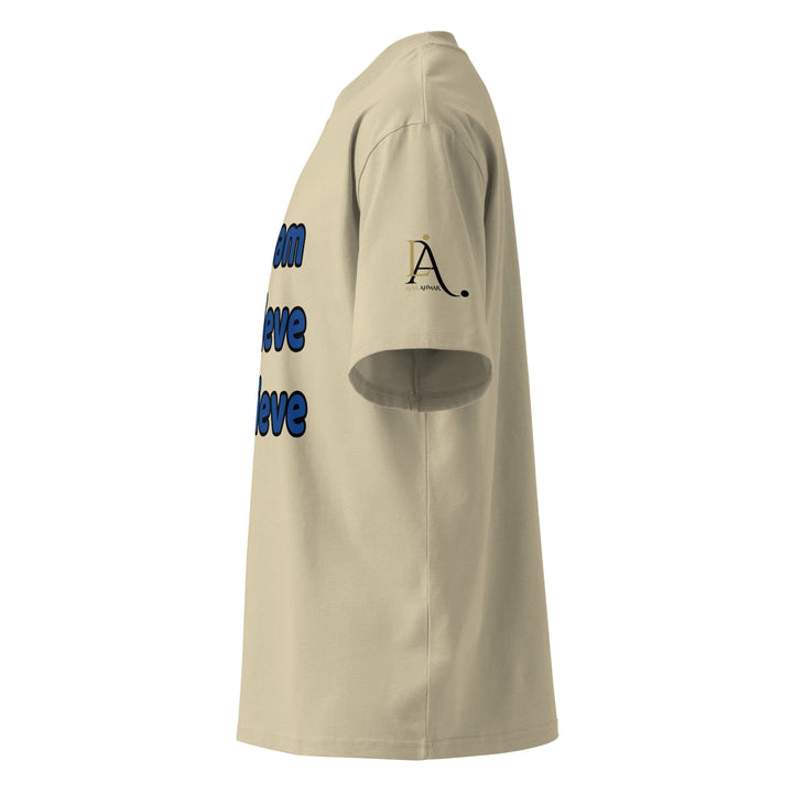 Unisex Organic Oversized High Neck T-Shirt - Luxe Ahmar by LUXE AHMAR – Available at LUXE AHMAR
