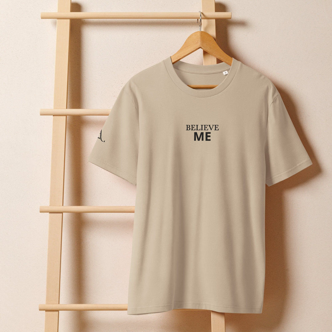 Unisex Organic Ribbed Neck T-Shirt - Luxe Ahmar by LUXE AHMAR – Available at LUXE AHMAR