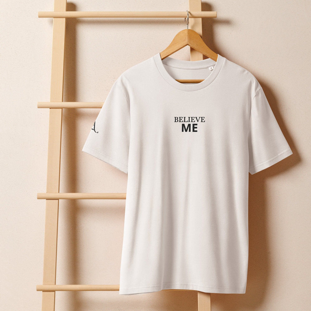 Unisex Organic Ribbed Neck T-Shirt - Luxe Ahmar by LUXE AHMAR – Available at LUXE AHMAR