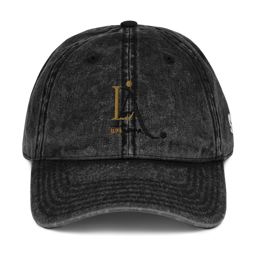 Vintage Cotton Twill Cap by LUXE AHMAR – Available at LUXE AHMAR