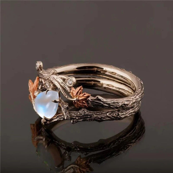 Vintage Golden Branch Maple Leaf Ring by LUXE AHMAR – Available at LUXE AHMAR