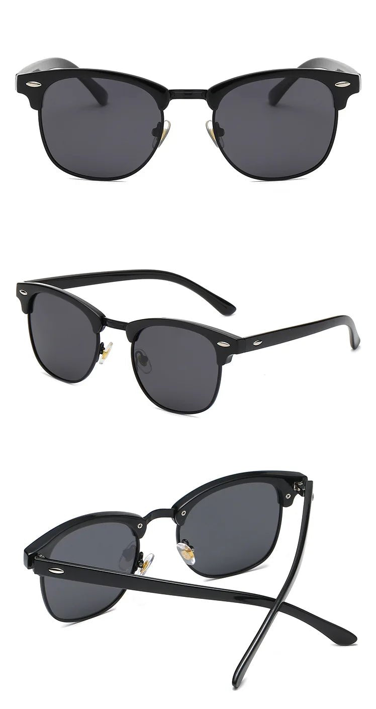 Vintage Sunglasses for Men Women Sunglasses Designer Luxury Sunglasses Sunscreen Fishing Outdoor Oval Shape Uv400 Polarized Lens by Luxe Ahmar – Available at LUXE AHMAR