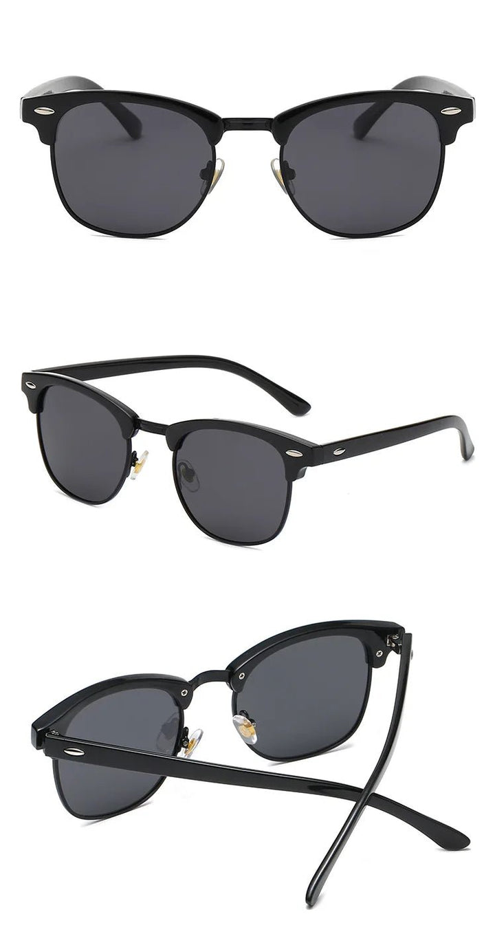 Vintage Sunglasses for Men Women Sunglasses Designer Luxury Sunglasses Sunscreen Fishing Outdoor Oval Shape Uv400 Polarized Lens by Luxe Ahmar – Available at LUXE AHMAR