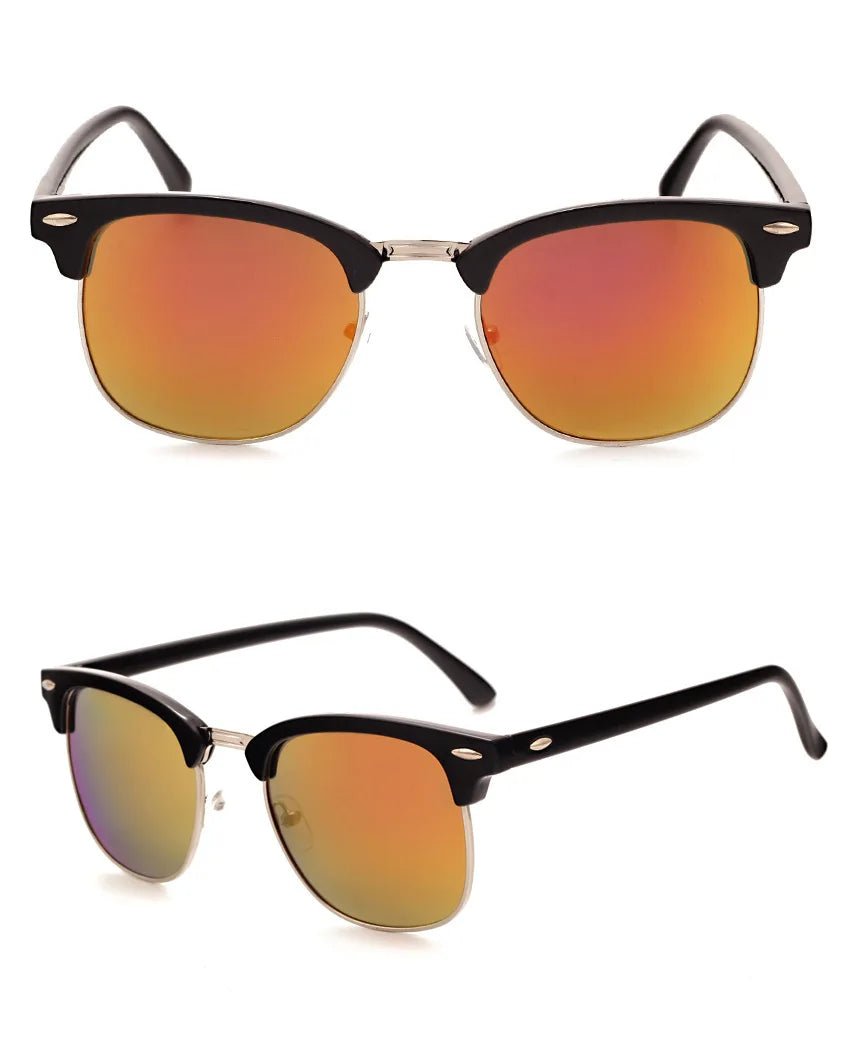 Vintage Sunglasses for Men Women Sunglasses Designer Luxury Sunglasses Sunscreen Fishing Outdoor Oval Shape Uv400 Polarized Lens by Luxe Ahmar – Available at LUXE AHMAR