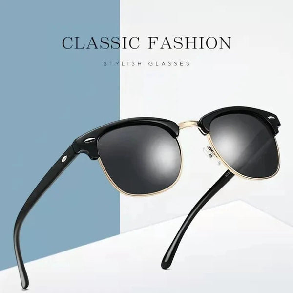 Vintage Sunglasses for Men Women Sunglasses Designer Luxury Sunglasses Sunscreen Fishing Outdoor Oval Shape Uv400 Polarized Lens by Luxe Ahmar – Available at LUXE AHMAR