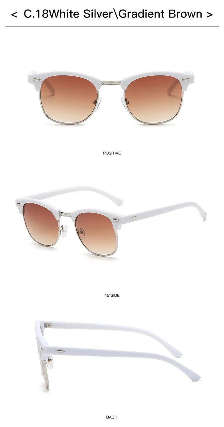 Vintage Sunglasses for Men Women Sunglasses Designer Luxury Sunglasses Sunscreen Fishing Outdoor Oval Shape Uv400 Polarized Lens by Luxe Ahmar – Available at LUXE AHMAR