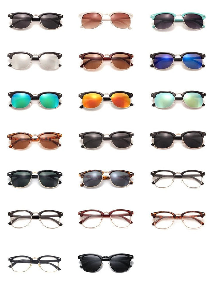Vintage Sunglasses for Men Women Sunglasses Designer Luxury Sunglasses Sunscreen Fishing Outdoor Oval Shape Uv400 Polarized Lens by Luxe Ahmar – Available at LUXE AHMAR