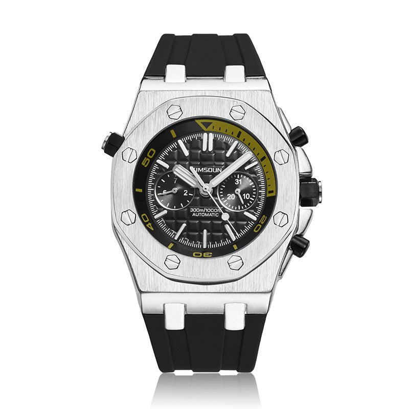 Watch Men's Fashion Silicone Waterproof Automatic Mechanical Watch Sports by LUXE AHMAR – Available at LUXE AHMAR